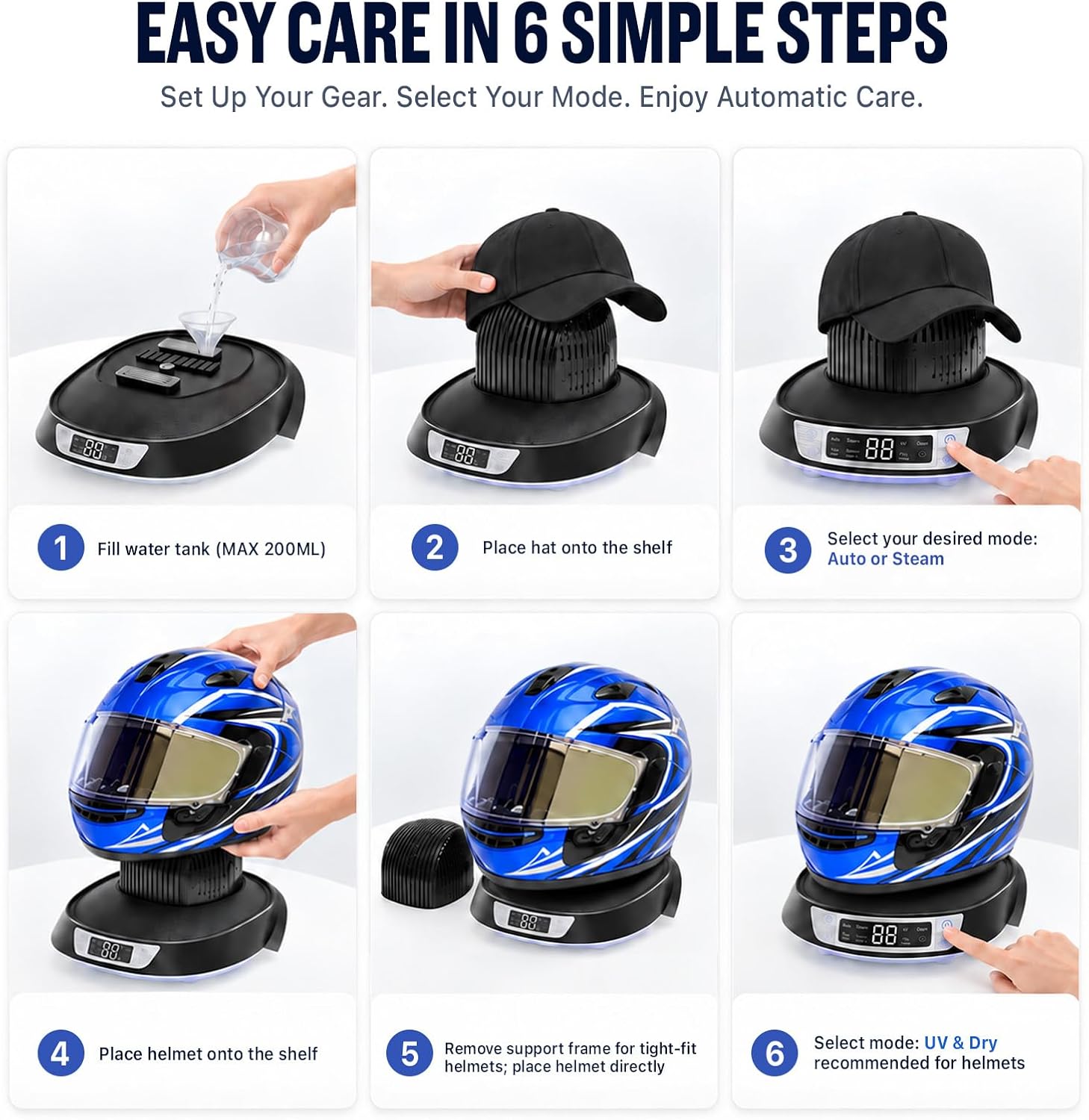 Automatic Cap Care Machine